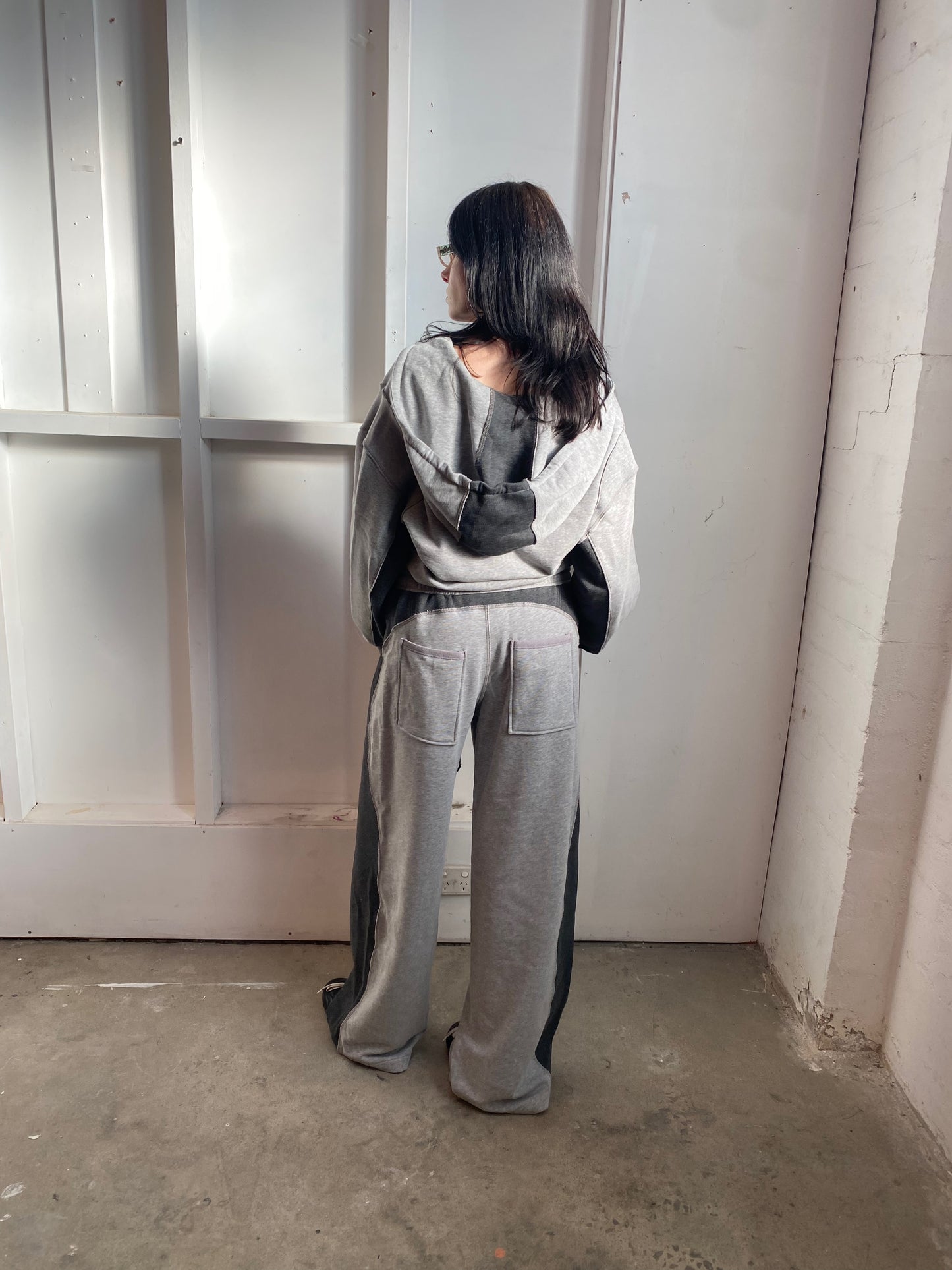 Tracksuit Jacket - Grey Marle