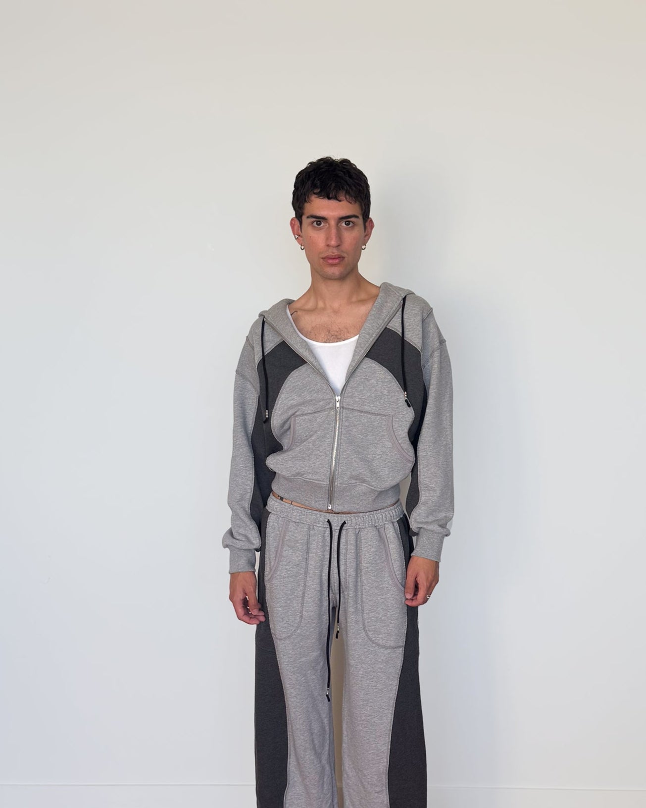 PREORDER: Tracksuit Jacket - Grey Marle