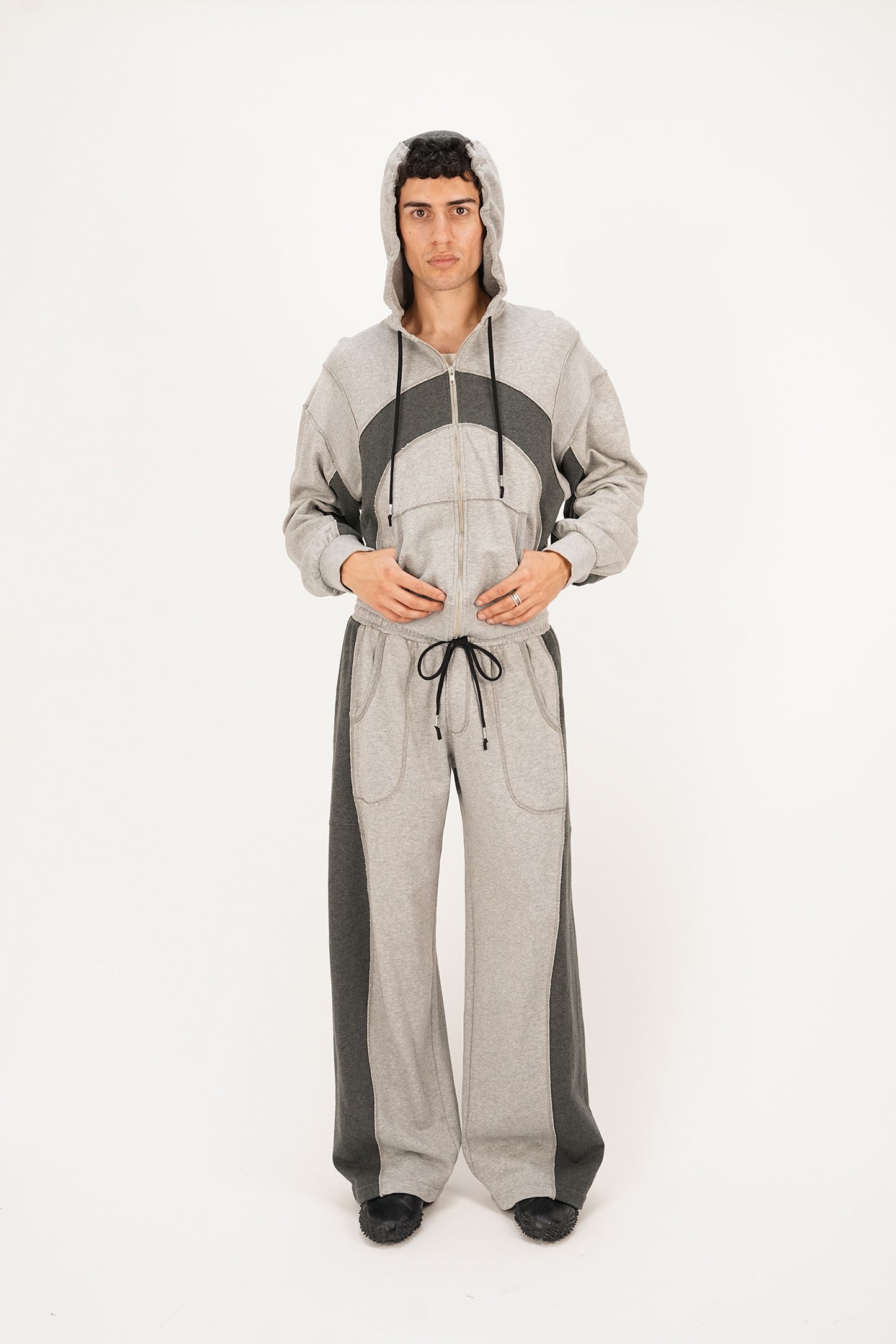 Tracksuit Jacket - Grey Marle