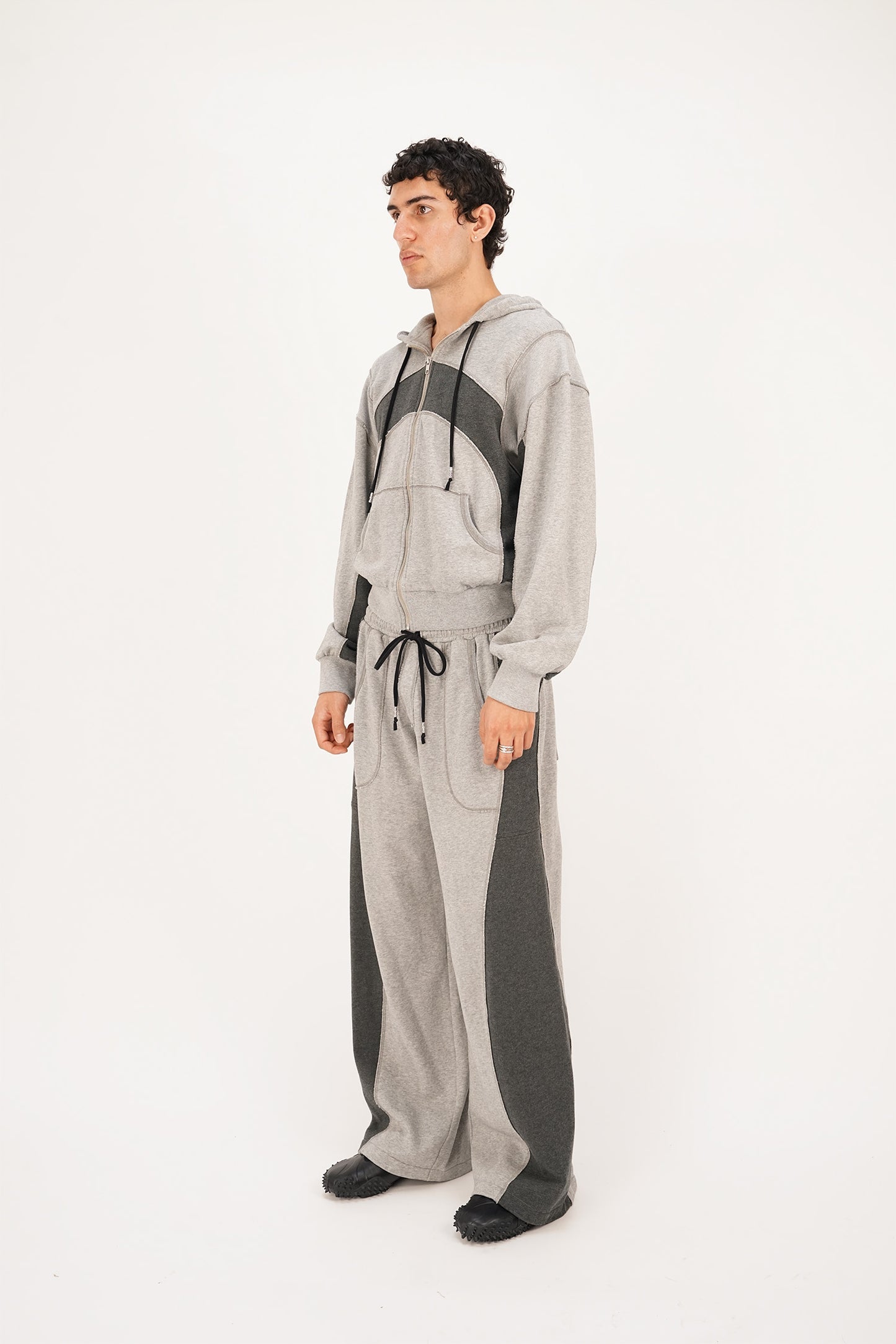 Tracksuit Jacket - Grey Marle